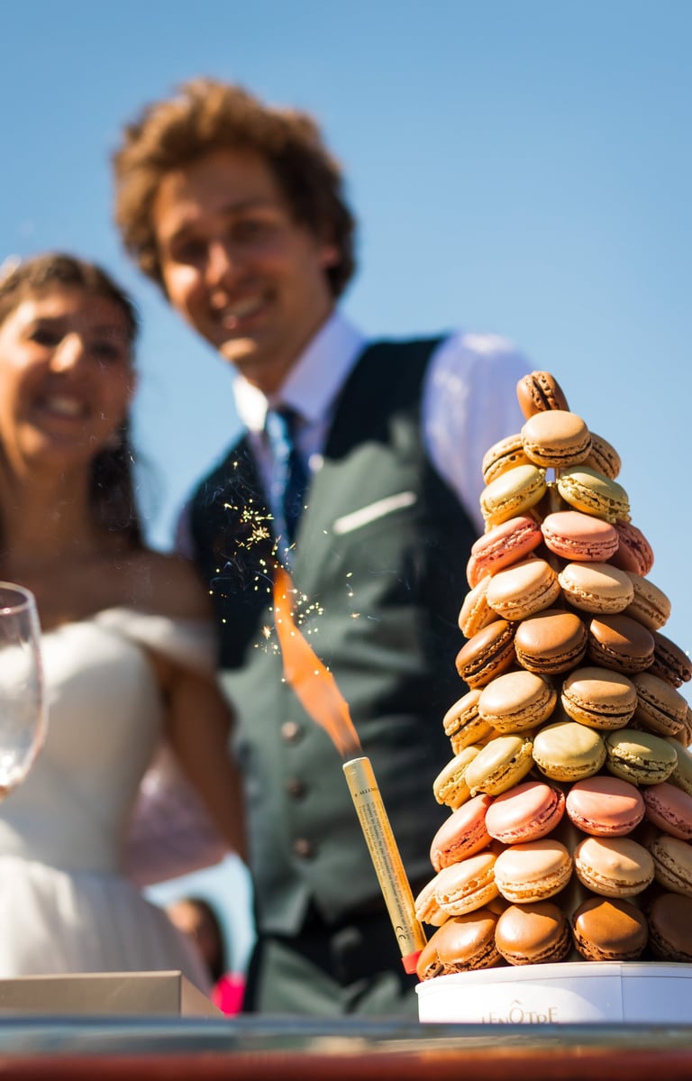 Reportage mariage Tournan en Brie : pièce montée
