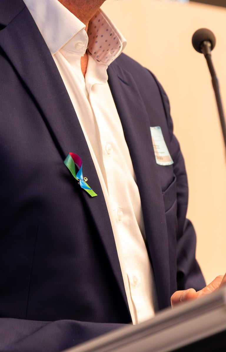 photographe entreprise Paris : détail des couleurs de l'entreprise