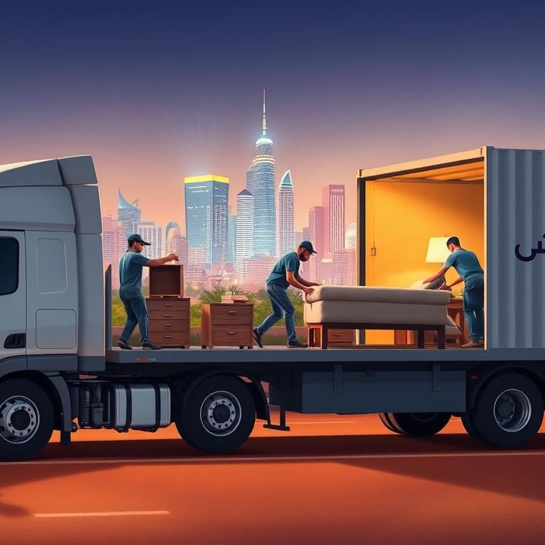 نقل عفش بأسعار مناسبة وشغل مضمون بالكويت