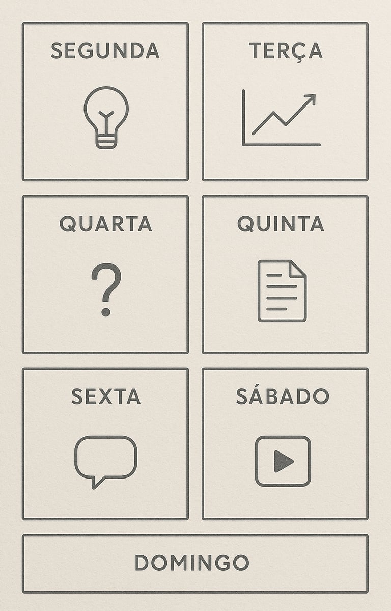 Layout-dias-semana-7-caixas-cada-ícones-diferentes-representando-tipo-de-conteúdo