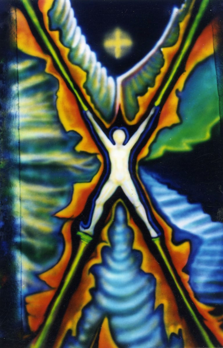 'Humanity in Nature' Telepathy Backdrop by Sarah Liptrot