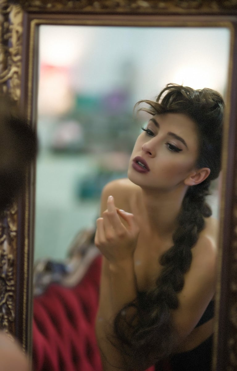 luxury beauty editorial with Allure magazine influence