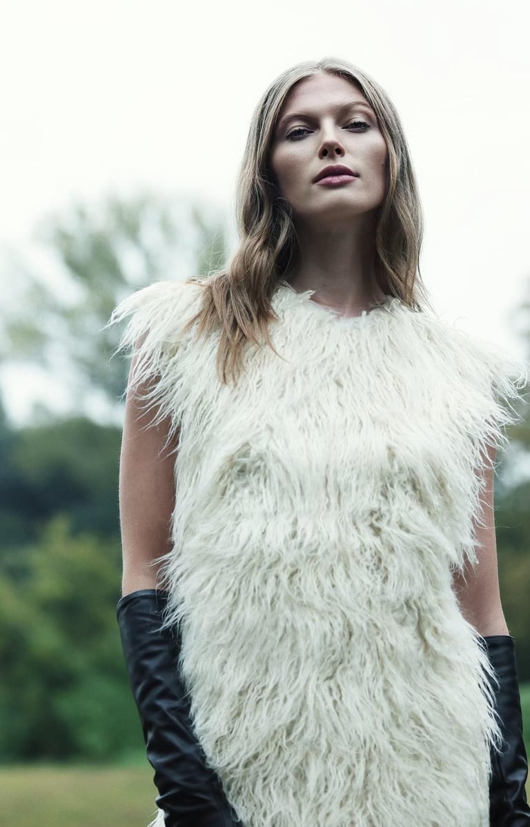 editorial hair and makeup featured in Vogue inspired styling