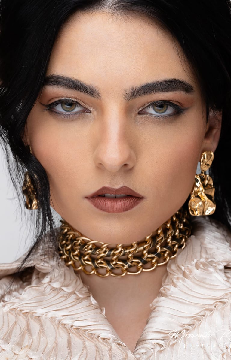 high fashion hair and makeup