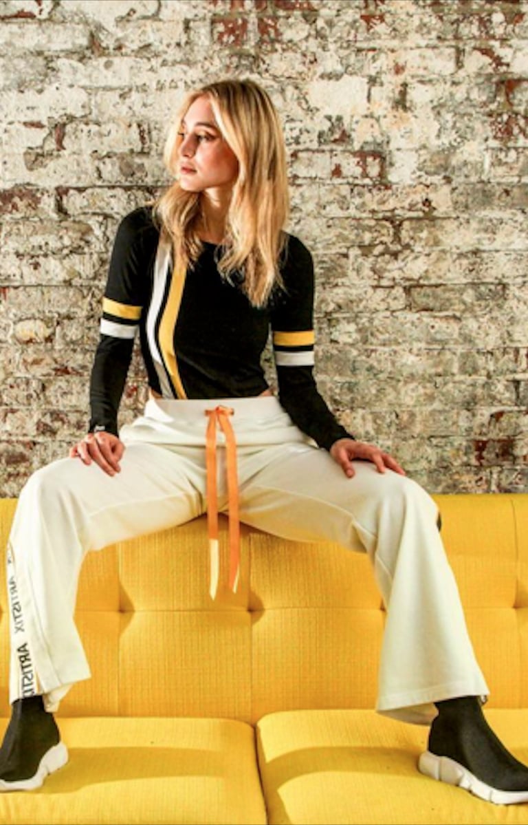 editorial hair and makeup for Andy Hilfiger fashion event