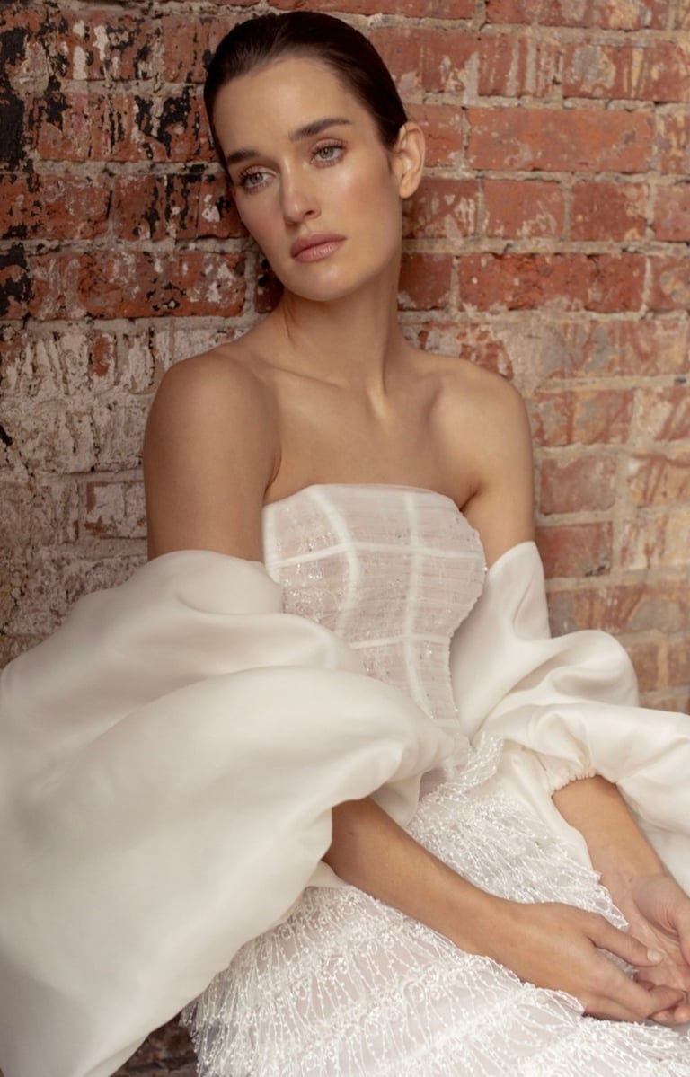 editorial bridal hair and makeup  Bridal Fashion Week