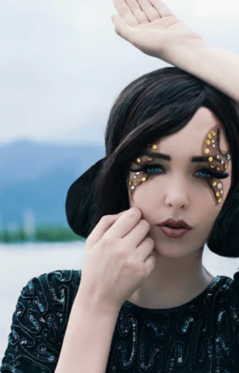 Vogue Italia published fashion editorial featuring luxury hair styling and professional makeup artis