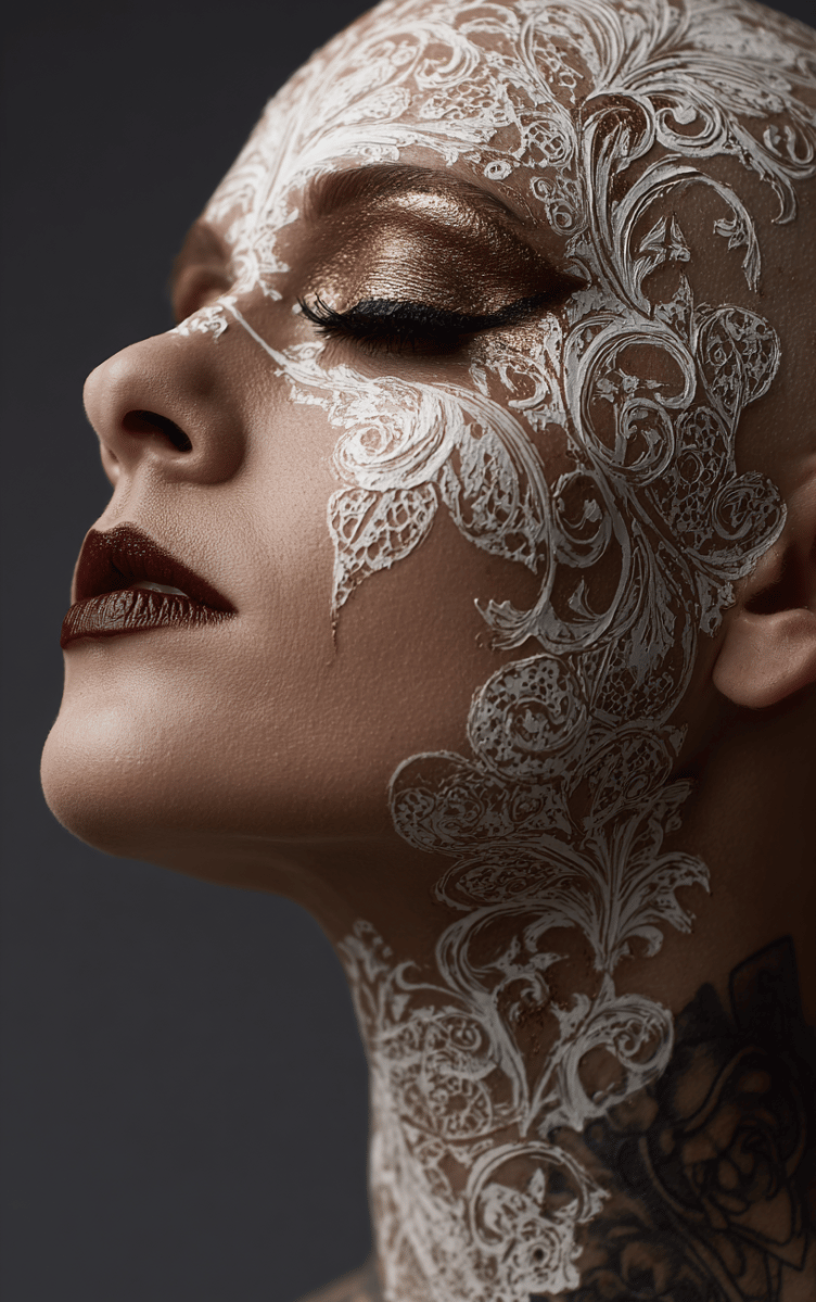 Luxury editorial hair and makeup styling with polished waves and soft cinematic beauty lighting.