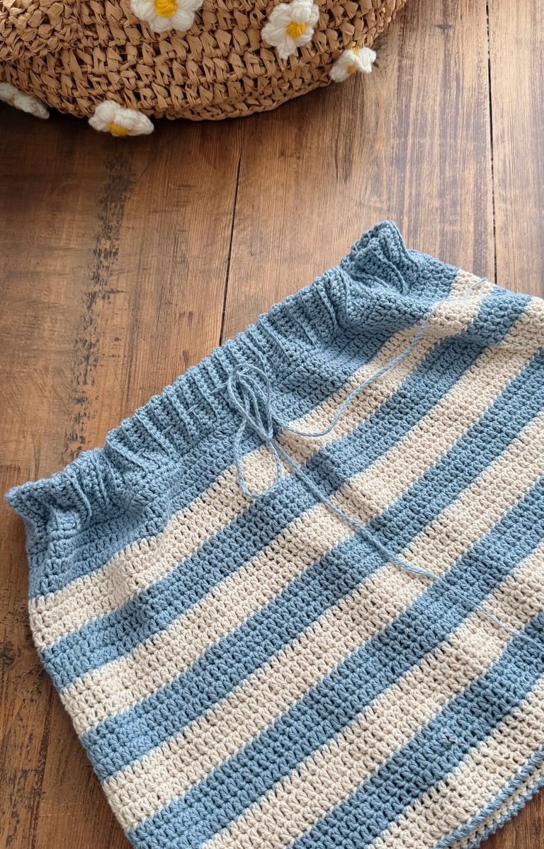 Tutoriales crochet ropa falda