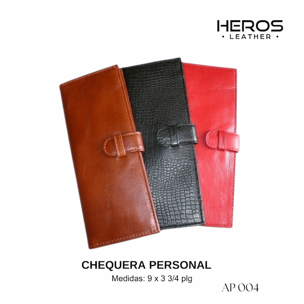 a set of three leather notebooks with a leather cover