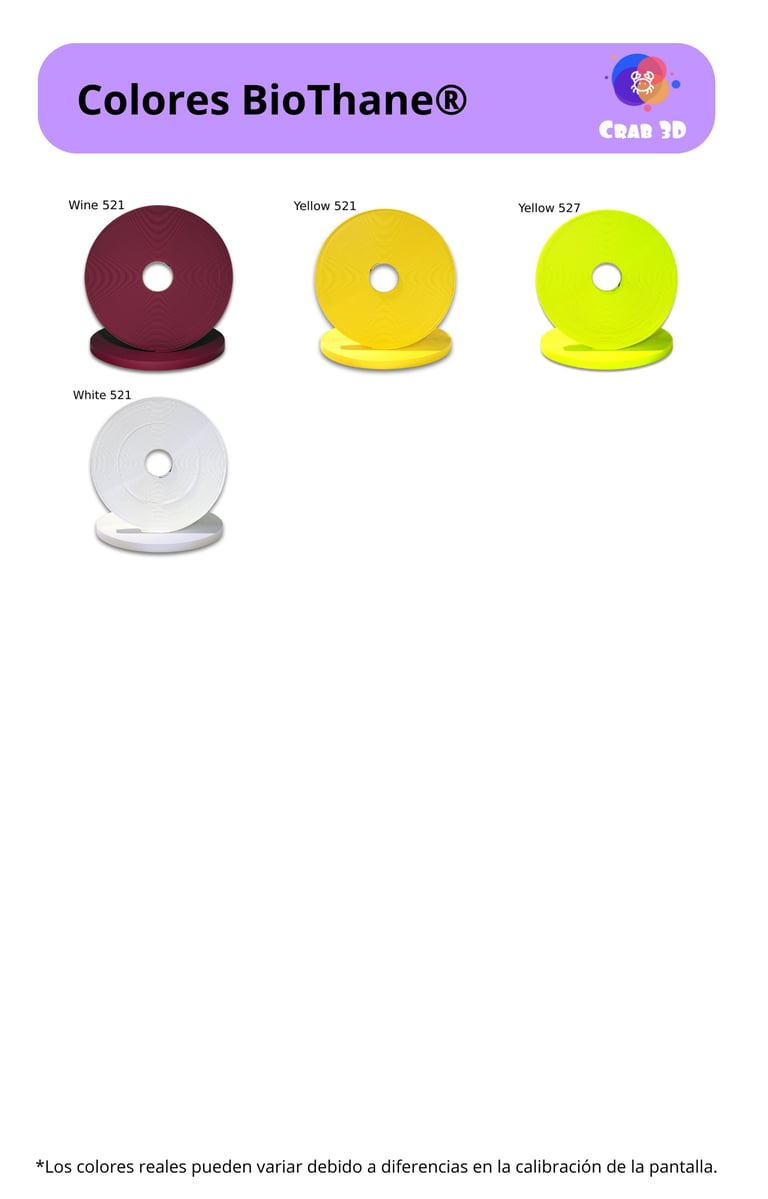 Catálogo Colores BioThane®