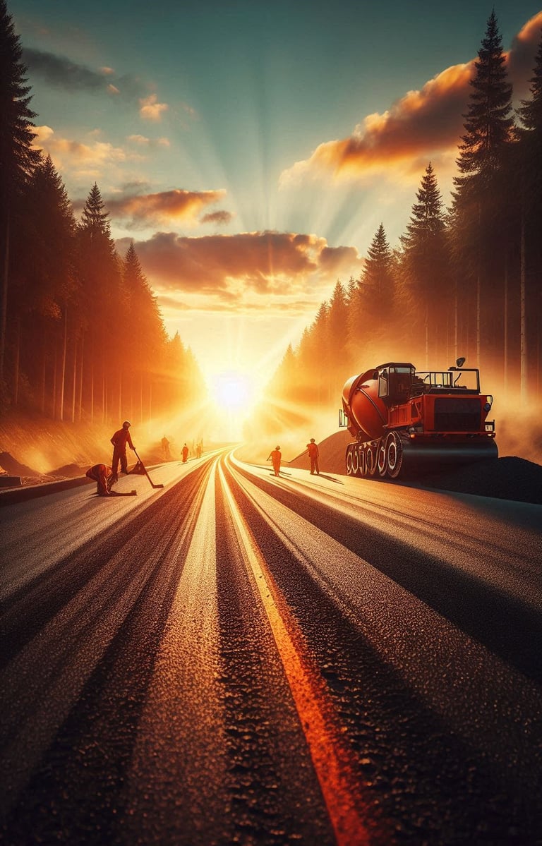 ai road construction images