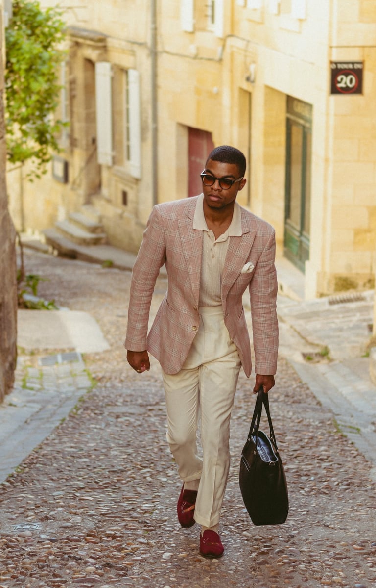 "style inspiration for men with casual tailoring"
