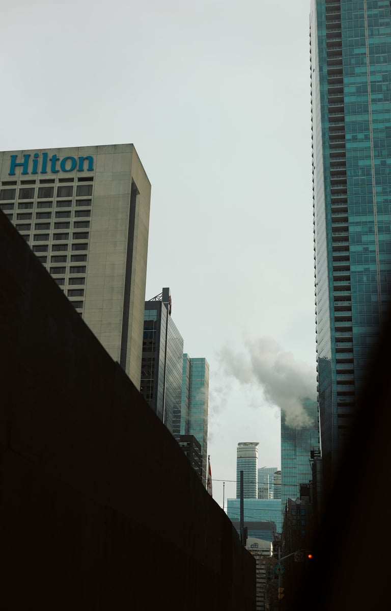 Toronto, downtown, photography, buildings, street