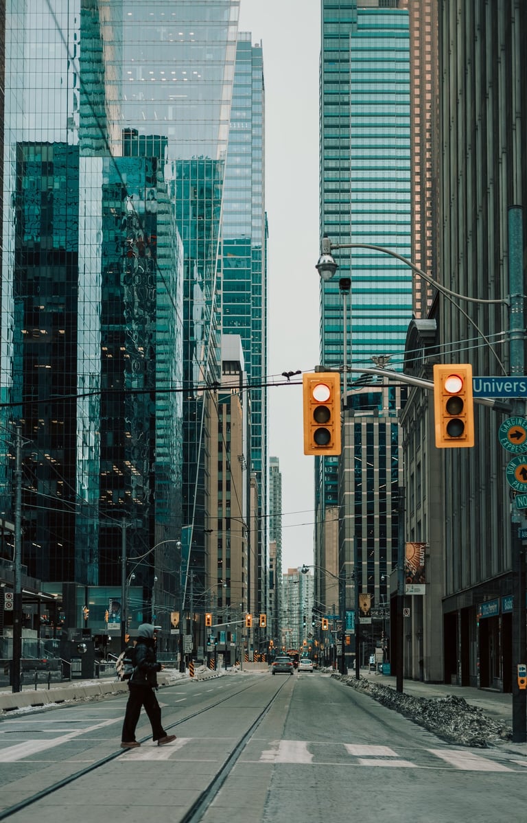 Toronto, downtown, photography, buildings, street