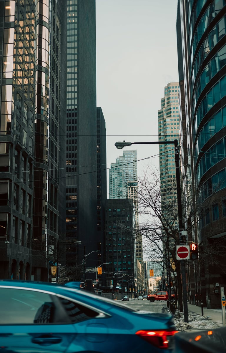 Toronto, downtown, photography, buildings, street