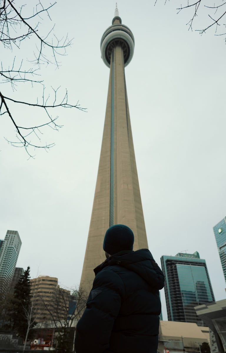 Toronto, downtown, photography, buildings, street, cn tower