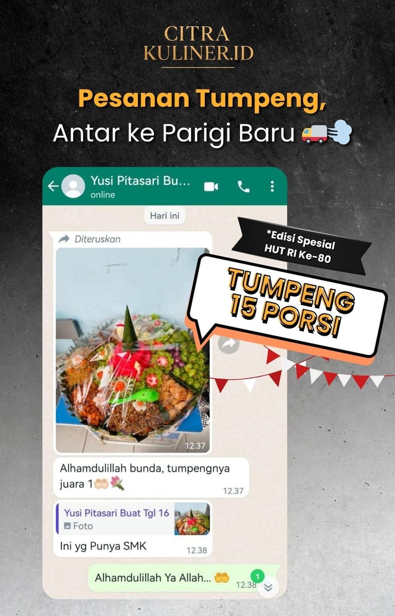 testimoni nasi tumpeng enak di jakarta