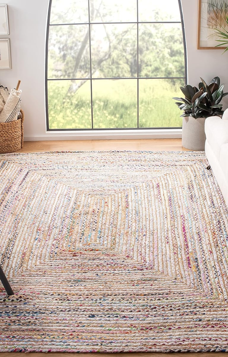anthropology inspired woven area rug