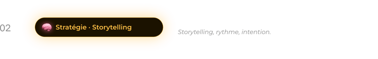 Stratégie-Storytelling ; 2ème point clé de ma méthode de travail