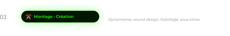 Montage-Création ; 3ème point clé de ma méthode de travail