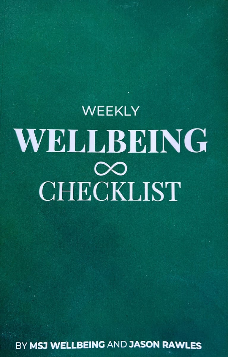 jason rawles weekly wellbeing checklist author