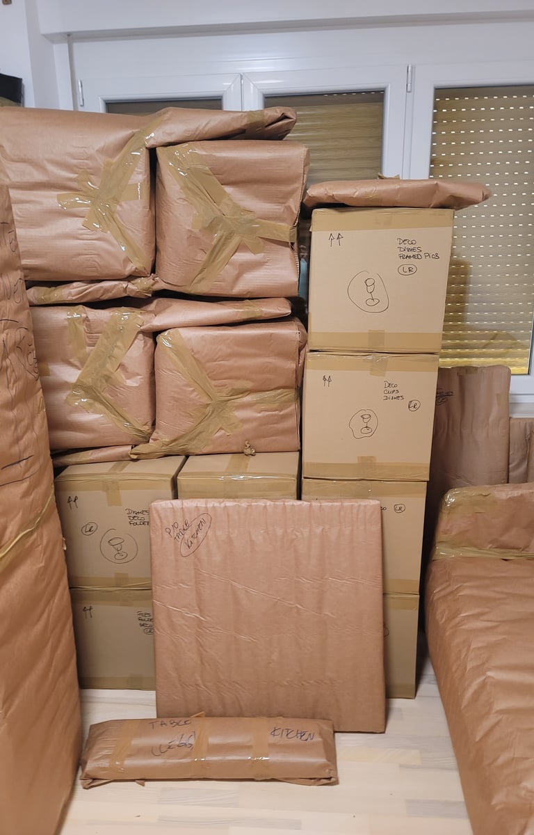 Profesionalno pakiranje robe od strane Dalmatica Mobility Group