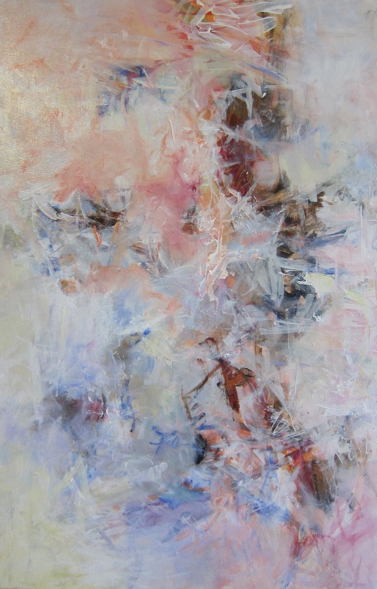 WAIT AND SEE  - acrylic painting by Paulette Melanson