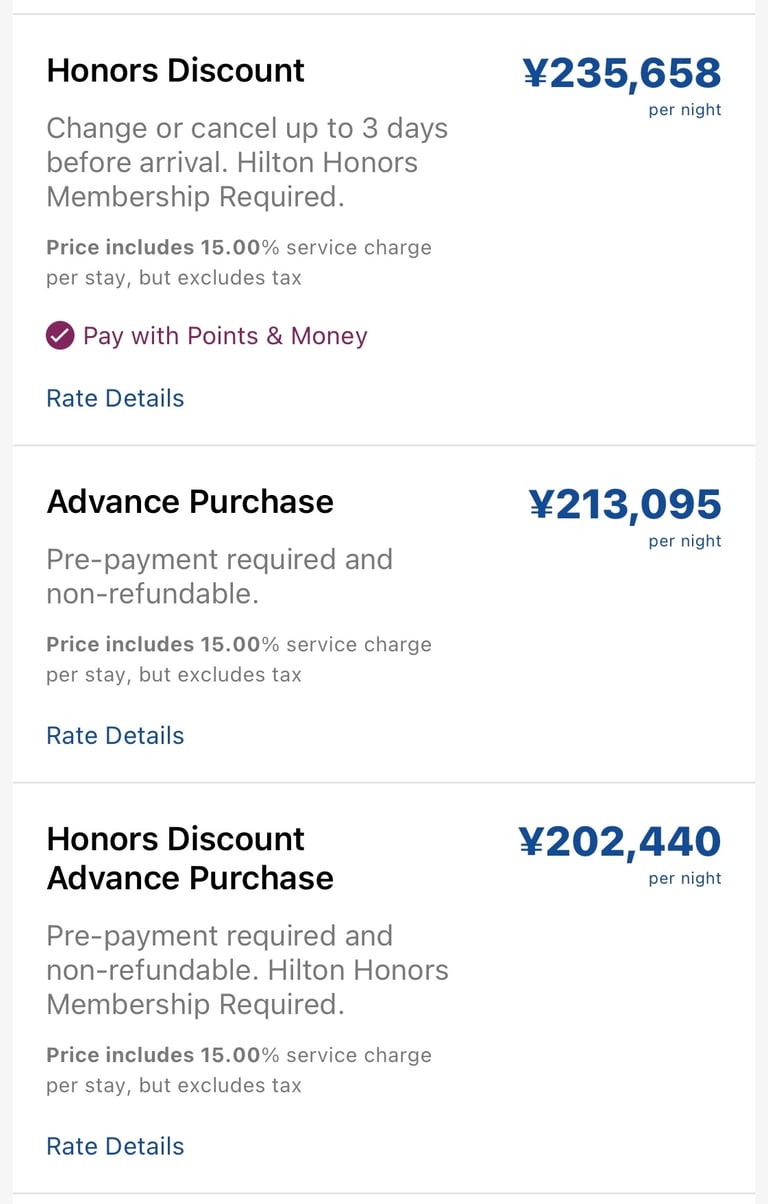 Hilton ซื้อคะแนนแถมโบนัส 100%