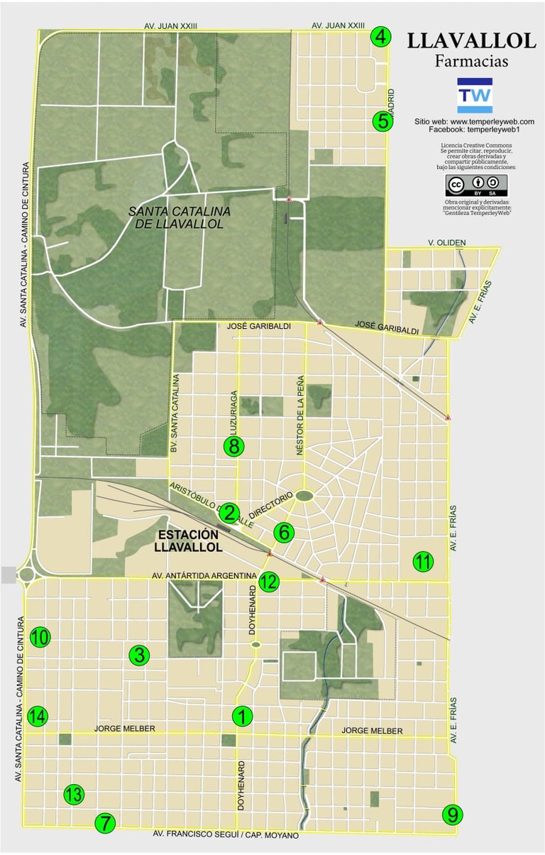 Farmacias en Llavallol