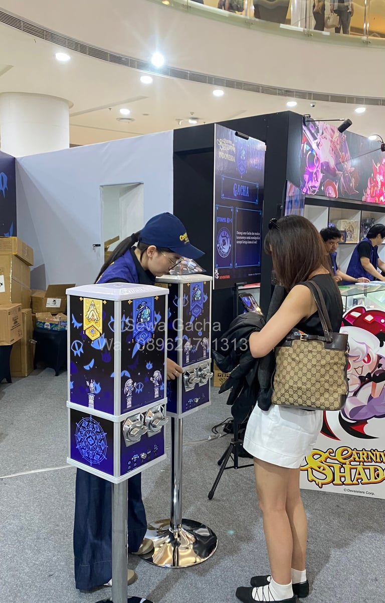 Sewa mesin gacha kartu event