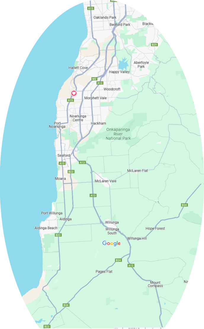Map of free scrap metal removal service area