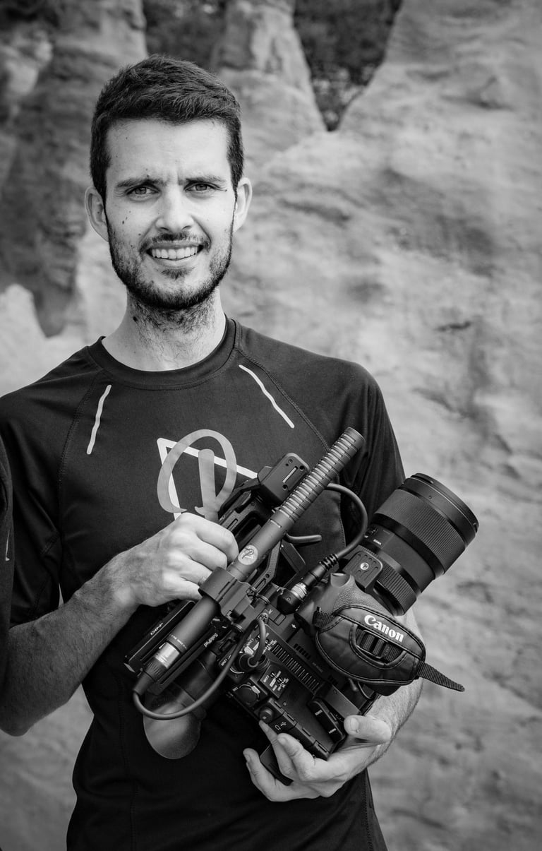 vincent tesniere sur le tournage d'Allotapis