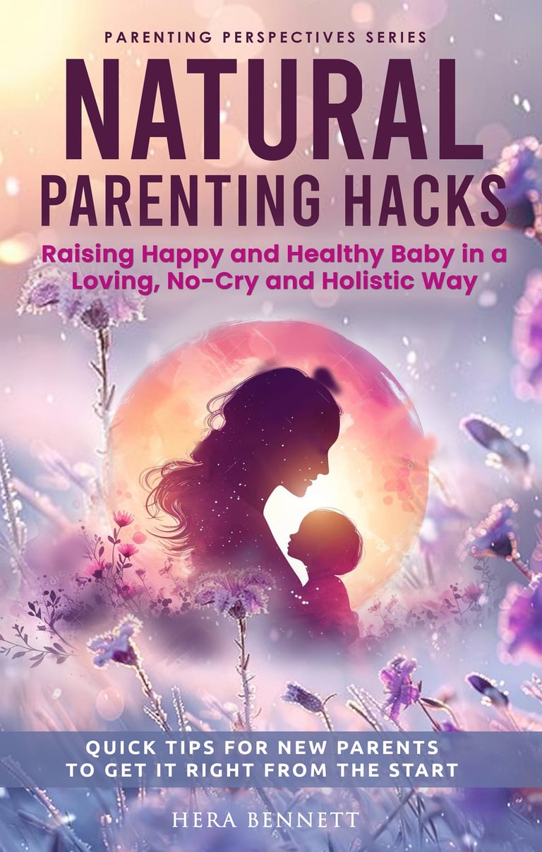Natural Parenting Hacks, new mom, new dad, parenting book, breastfeediging
