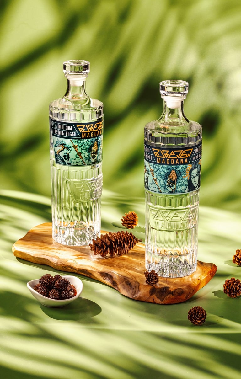 Eden Cone. Pine Cone, Liqueur. gin liqueur. Mountain gin