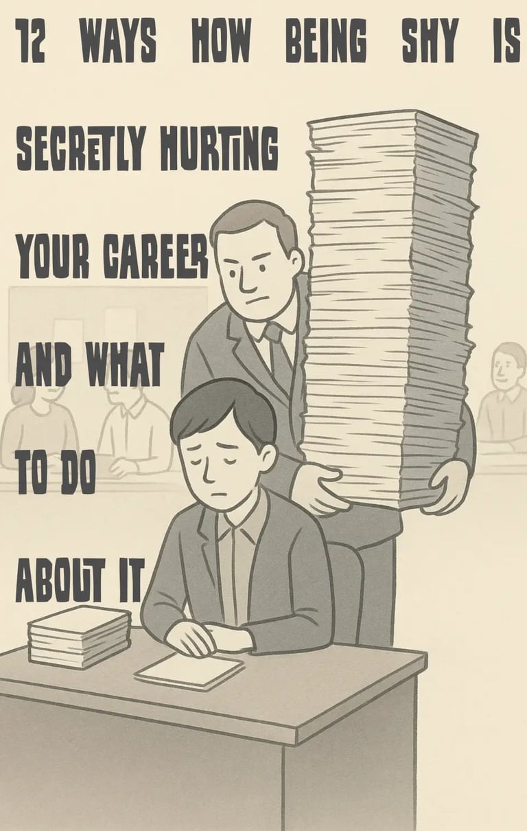 12 Ways How Being Shy Is Secretly Hurting Your Career And What To Do About It