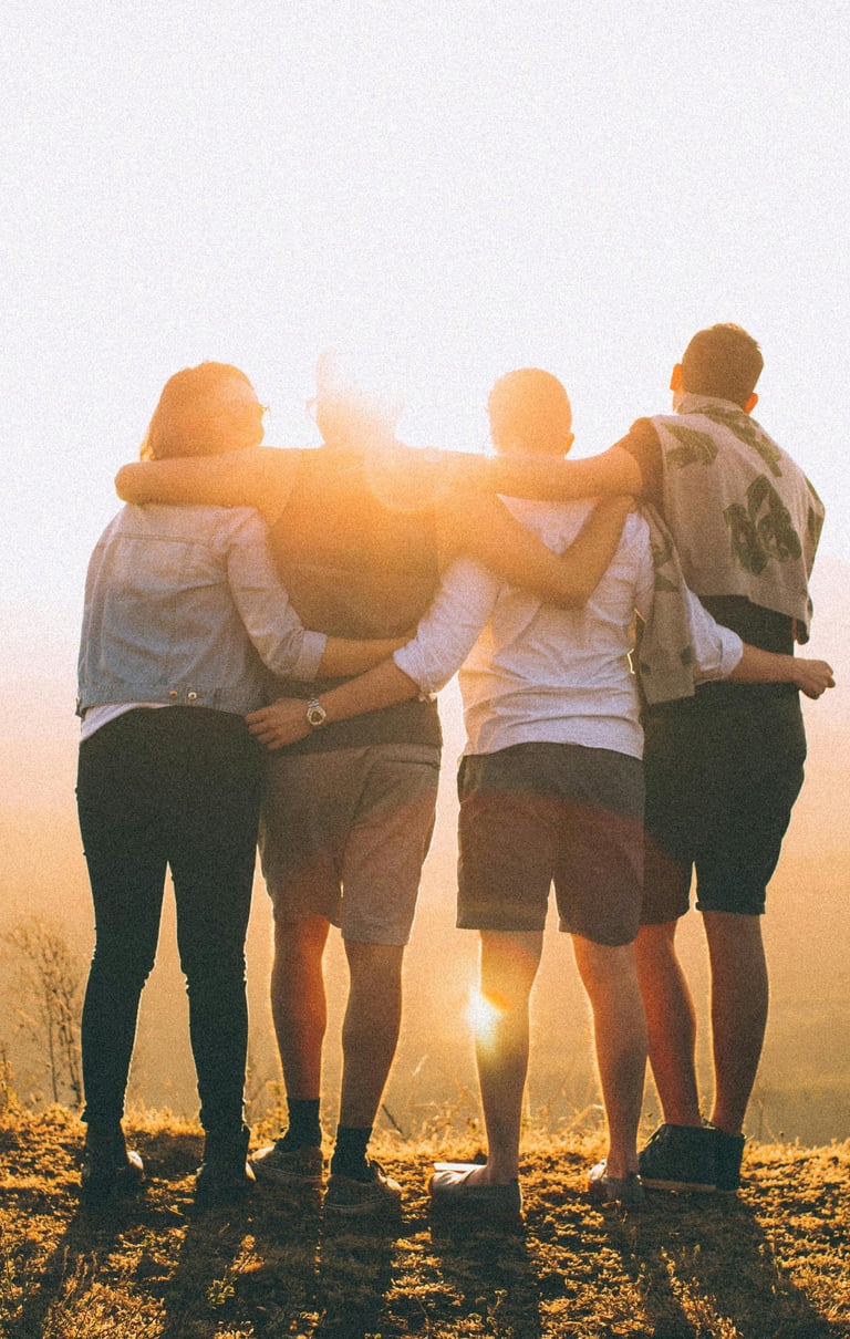 Groupe de personnes qui se rencontre aux événements Cana06