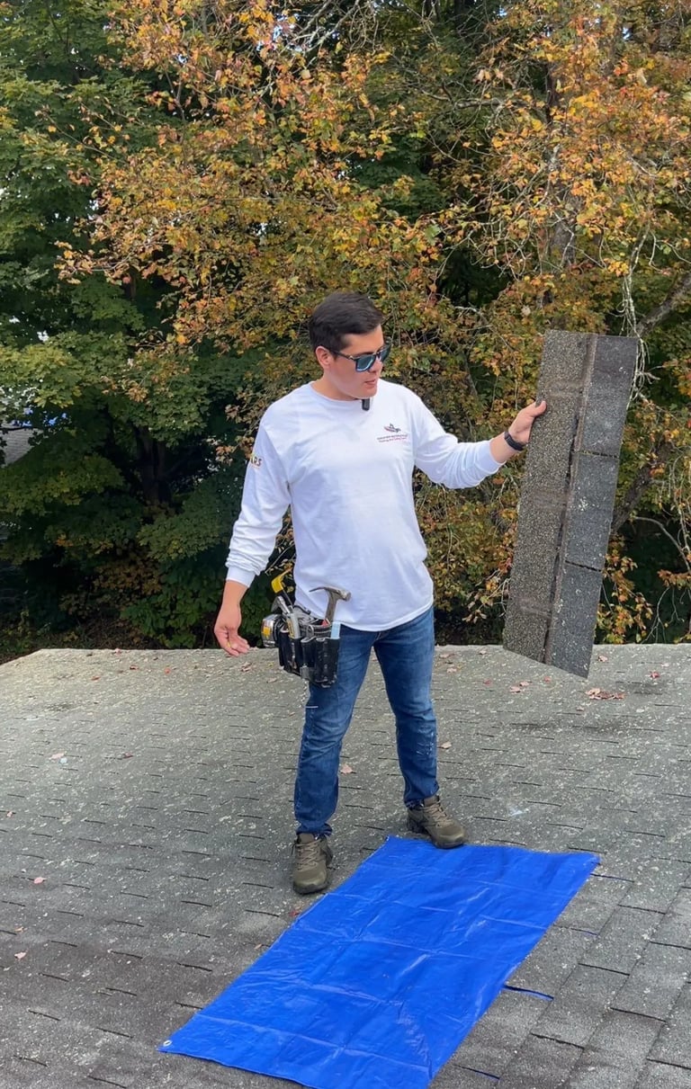 Experienced roofing contractors in Connecticut providing free roof inspections and repairs.