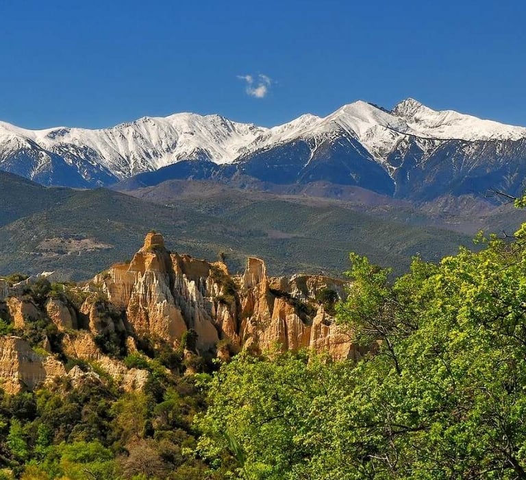 Vue sur le Canigou 