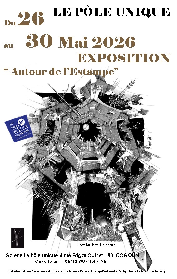affiche de l'exposition 26 mai - 30 mai à la Cogolin