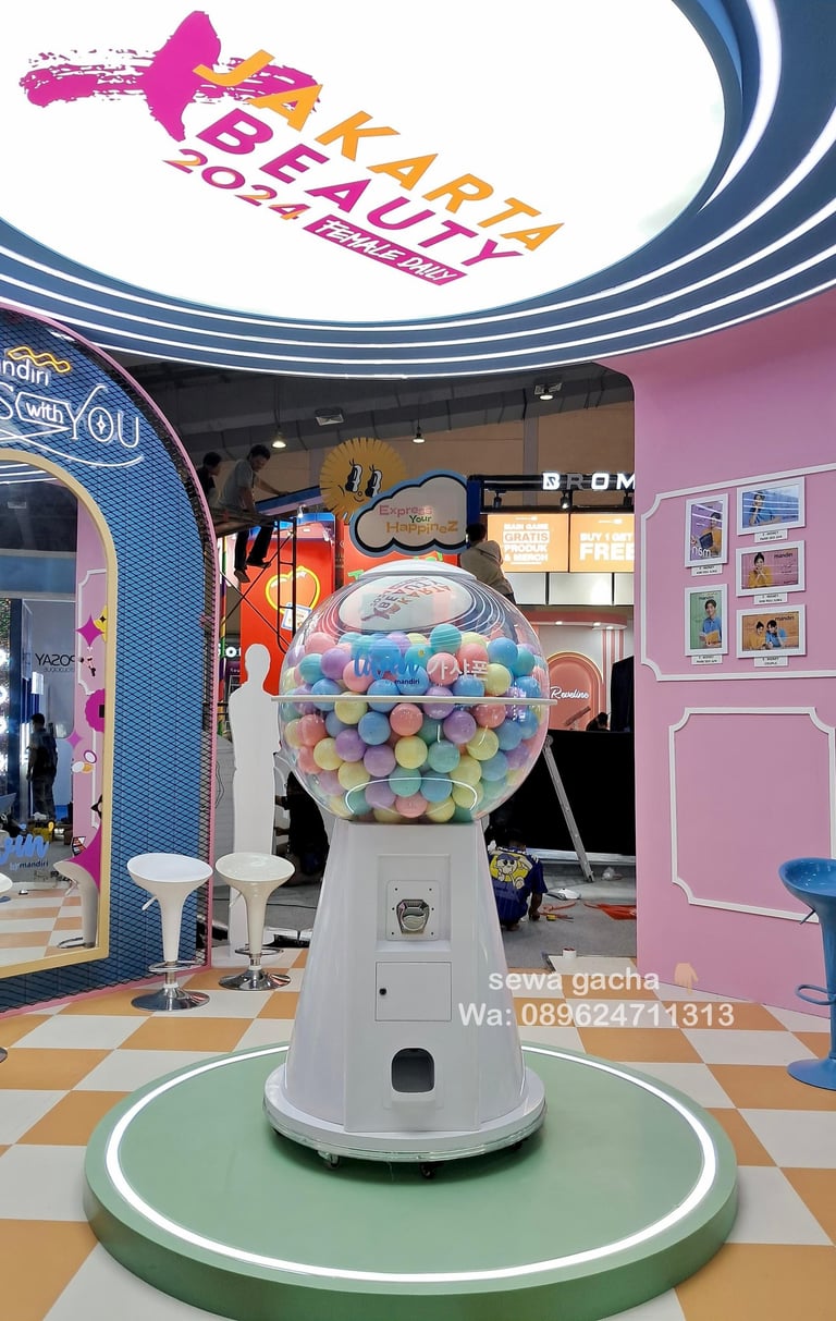 sewa mesin gachapon jumbo indonesia