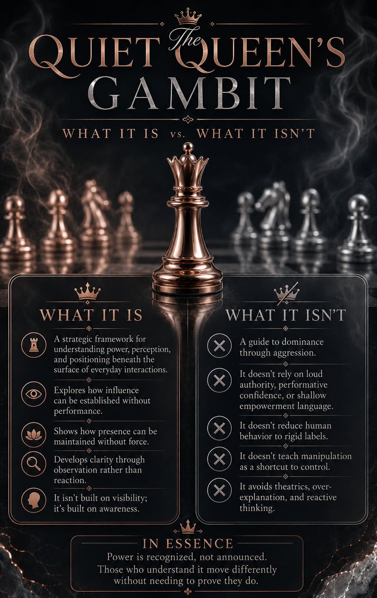 WHAT IT IS AND WHAT IT ISN'T