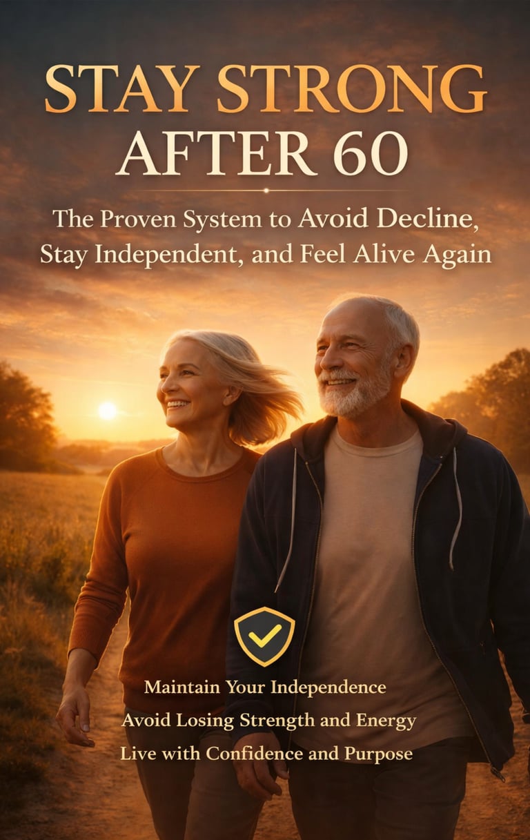 Feeling weaker after 60? Discover how to stay strong, stable, and independent with simple daily acti