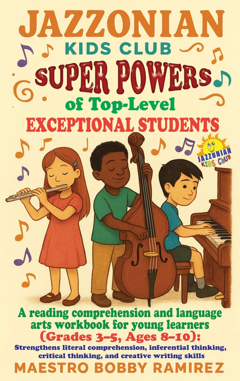 Jazzonian Kids Club Presents a New Book: Super Powers of Top-Level Exceptional Students