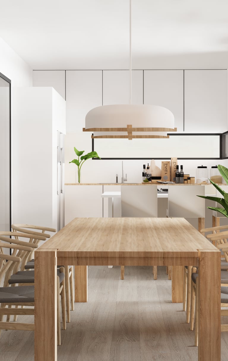 Interior Wood minimalistic luxury design