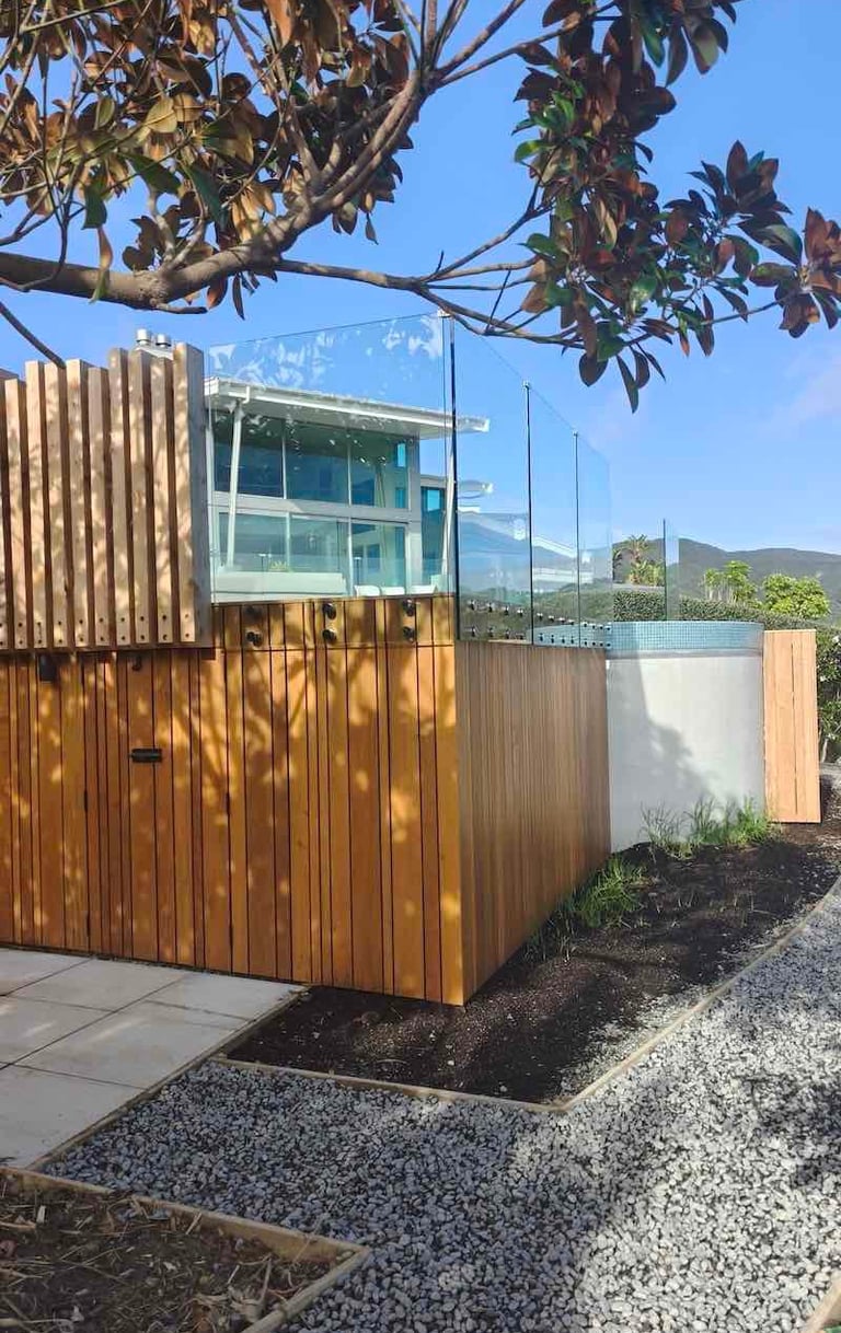 Bespoke pool deck and storage - CHR Builders