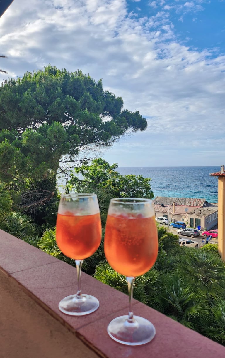 aperitivo terrazza vista mare Le Ghiaie