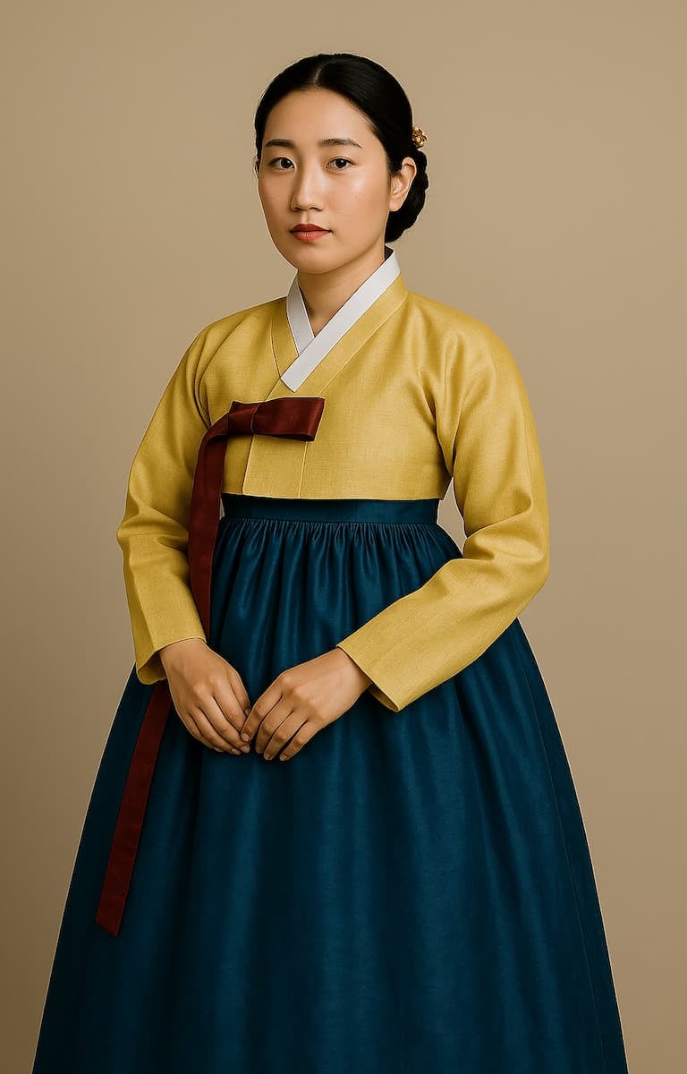 Costume traditionnel de la Corée du sud