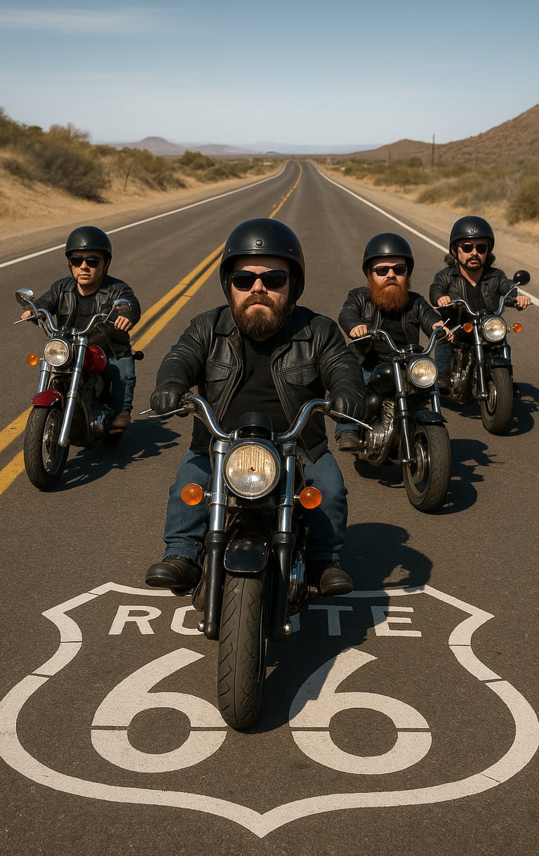 Une bande de motards nains - Journée internationale du nanisme