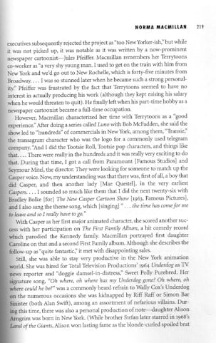 The Magic Behind the Voices - Norma Macmillan page 219